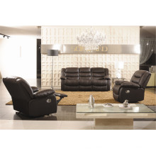 Echtes Leder Modernes verstellbares Sofa (874)